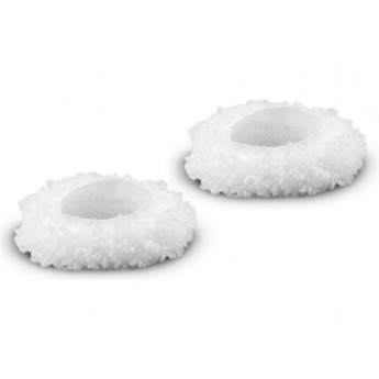 Комплект микроволоконных обтяжек KARCHER для большой круглой щетки Комплект микроволоконных обтяжек KARCHER для большой круглой щетки